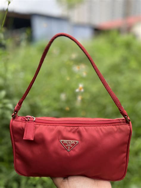 prada bag tan and red|prada bag farfetch.